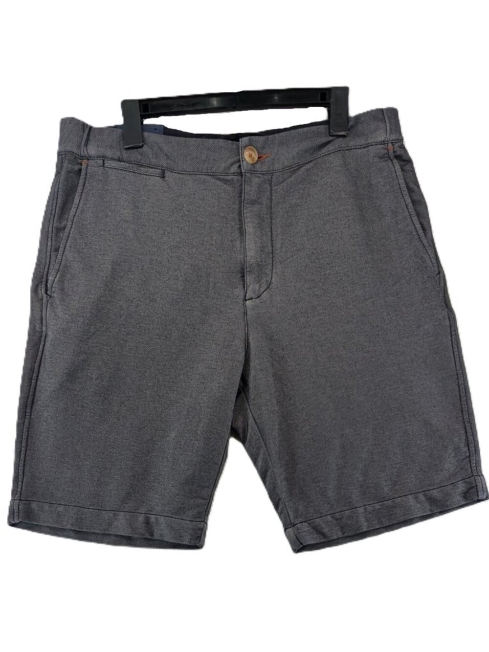 Halsey LLC Knit Shorts Mens Size 36 Gray Cotton Blend Pockets Drawstring NEW NWT